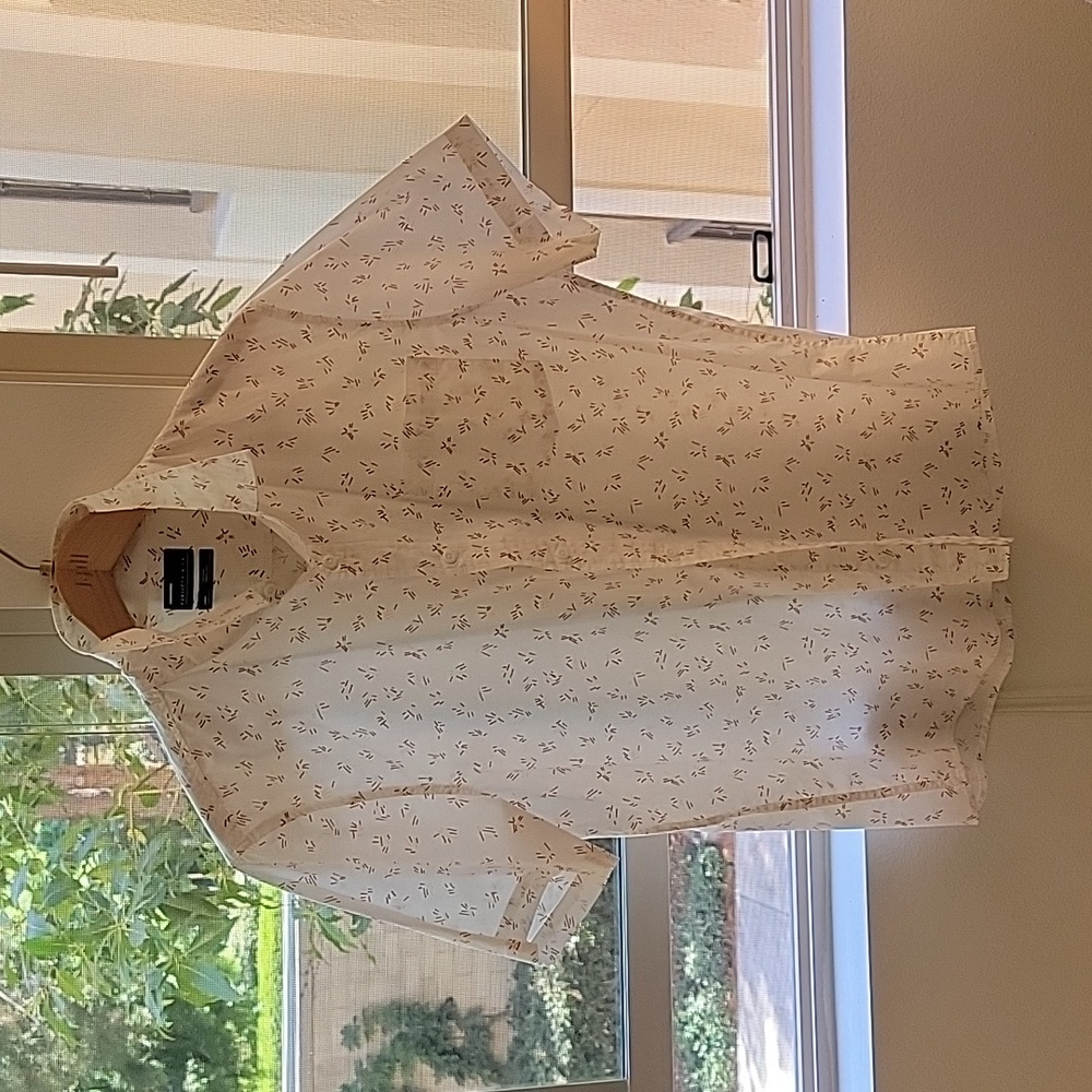 Public opinion men's button down shirt